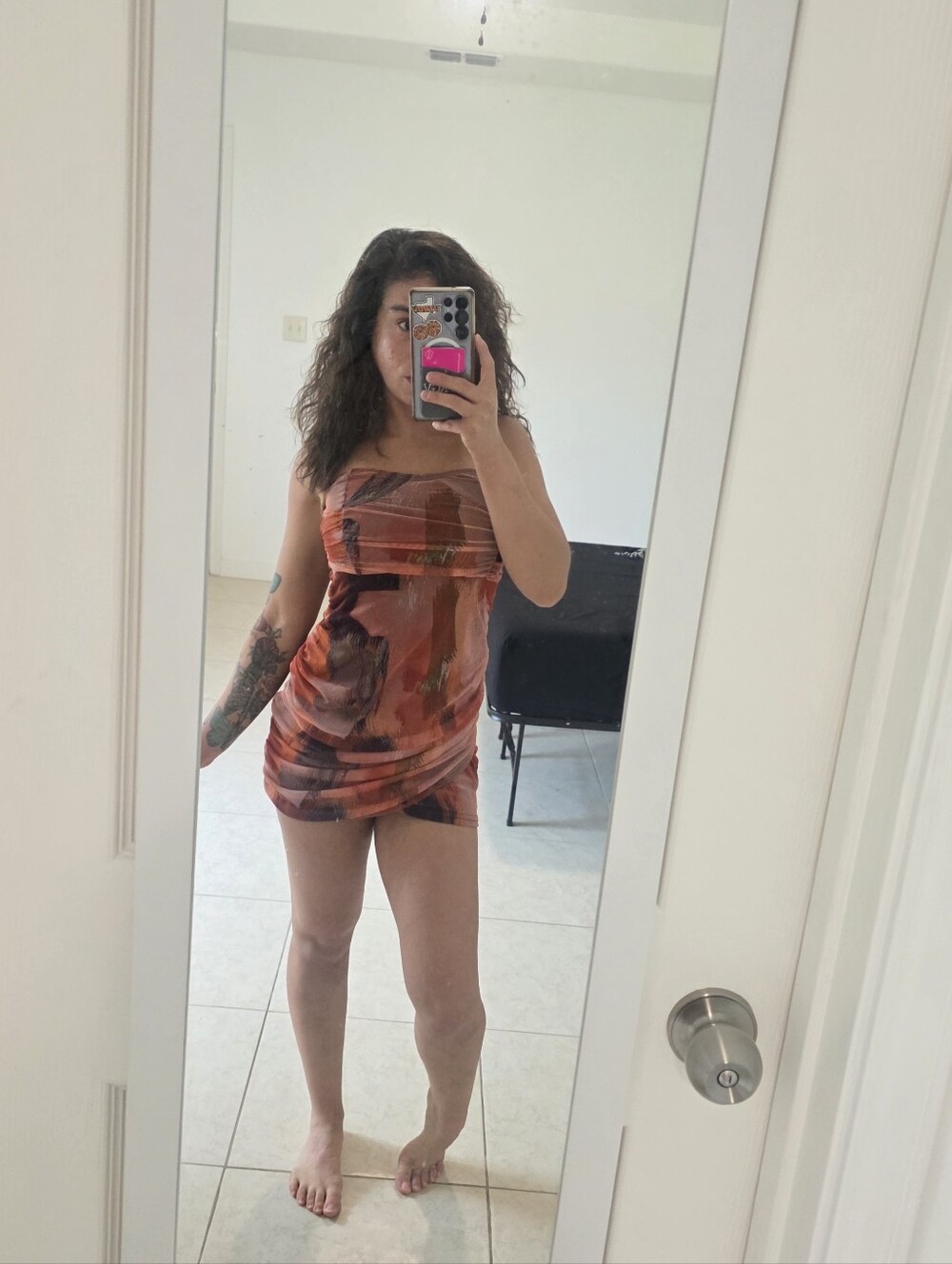 Strapless Mini Dress